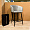 Стул Гарда серый бархат ножки черные для кафе, ресторана, дома, кухни 2207297