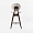 Стул Монтана без подлокотников светло-серая ткань, дуб (тон американский орех нью) для кафе, рестора 2201981