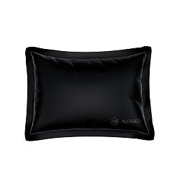 Pillow Case Royal Cotton Sateen Black 5/4