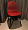 Копенгаген бордовый бархат ножки черные для кафе, ресторана, дома, кухни 1490470