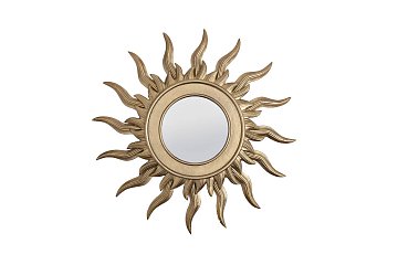 Зеркало декоративное "Солнце" цвет золото d60см 94PR-21901