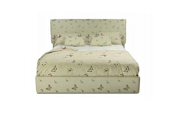 Patul alfabed city limited edition butterflies cu mecanism de ridicare