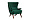 Кресло велюр зеленый DY-733 1605210