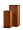 Кашпо TREEZ Effectory Corten Steel Высокий куб Бархатистая окись в-72 см 30х30 см 2880492