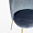 Дижон серо-голубой бархат ножки под золото для кафе, ресторана, дома, кухни 2110721
