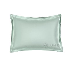 Pillow Case Royal Cotton Sateen Aqua 3/4