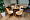 Антверпен светло-коричневая ткань, массив бука (цвет натуральное дерево) для кафе, ресторана, дома,  2208043