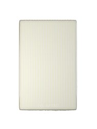 Pillow top cearshaf premium woven cotton sateen stripe cream v h 5
