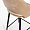 Стул Магриб New бежевый бархат ножки черные для кафе, ресторана, дома, кухни 1960609