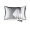Pillow Case 100% Silk Sparkling Silver 3668818