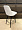 Стул Люцерн светло-бежевая ткань, вертикальная прострочка, ножки черные для кафе, ресторана, дома, к 2088871