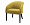 Кресло Kate желтое 1229391