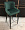 Стул CINDY темно-зеленый бархат HLR ножки черные для кафе, ресторана, дома, кухни 2066716