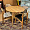 Cтол раздвижной Стокгольм круглый 110-140 см массив дуба тон натуральный для кафе, ресторана, дома,  2137088