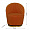 Кресло Nepas вращающееся оранжевое 1229384