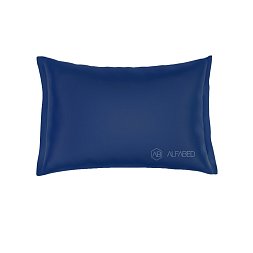 Pillow Case Royal Cotton Sateen Dark Blue 3/2