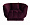 Кресло Fabio темно-фиолетовое с подушкой 1237124