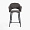 Стул Белладжио темно-серая ткань ножки черные для кафе, ресторана, дома, кухни 2062010