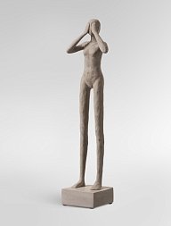 Скульптура Treez Philosopher's Stone Не слышать зла Белый песок дл-10,5 см, ш-18 см, в-50 см 4/4