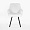 Авиано вращающийся белый экомех ножки черные для кафе, ресторана, дома, кухни 2089041