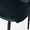 Белладжио темно-зеленый бархат ножки черные для кафе, ресторана, дома, кухни 2097231