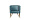 Кресло велюр бирюзовый  мет.ножки 48MY-2533 TUR GLD 1725682