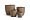 Кашпо TREEZ Effectory Wood Округлый конус Светлый дуб д-22 см, в-22 см 2879926