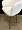 Стул Гарда белый экомех ножки золото для кафе, ресторана, дома, кухни 1927200