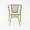 Сен-Жермен плетеный серо-белый ножки светло-бежевые под бамбук для кафе, ресторана, дома, кухни 2201933