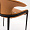 Аккра светло-коричневая экокожа ножки черный металл для кафе, ресторана, дома, кухни 2208746