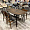 Cтол раздвижной Стокгольм круглый 110-140 см массив дуба терра для кафе, ресторана, дома, кухни 2163897