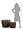 Кашпо TREEZ Effectory Metal Чаша Design Wave Чернёная бронза в-32, д-38 см 2879883