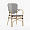 Мирамар плетеный черно-белый, ножки бежевые под бамбук для кафе, ресторана, дома, кухни 2224891