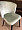 Неаполь фисташковый бархат с вертикальной прострочкой ножки черные для кафе, ресторана, дома, кухни 1859873