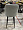 Стул Люцерн светло-бежевая ткань, вертикальная прострочка, ножки черные для кафе, ресторана, дома, к 2081078