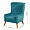 Кресло Burnley голубое 1236522