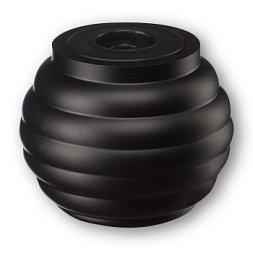 Ножка Round Black H 6,5 cm