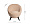 Кресло иск.каракуль розовый 48MY-2746 LPI 1497220