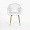 Белладжио вращающийся белый экомех ножки золото для кафе, ресторана, дома, кухни 2152473