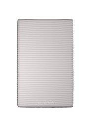 Topper Sheet-Case Premium Woven Cotton Sateen Stripe Grey H H-15