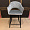 Стул Белладжио Нью вращающийся серый бархат ножки черные для кафе, ресторана, дома, кухни 1913571