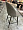 Стул Париж бежево-серая ткань с вертикальной прострочкой ножки орех для кафе, ресторана, дома, кухни 2112835