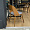 Антверпен темно-серая ткань, массив бука (цвет орех) для кафе, ресторана, дома, кухни 2166446