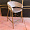 Стул Пиза розовый бархат ножки матовое золото для кафе, ресторана, дома, кухни 1913196