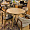 Cтол раздвижной Стокгольм круглый 110-140 см массив дуба тон натуральный для кафе, ресторана, дома,  2137089