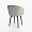 Гарда Нью вращающийся серый бархат ножки черные для кафе, ресторана, дома, кухни 2075091