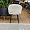 Белладжио белый экомех ножки черные для кафе, ресторана, дома, кухни 2207713