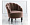 Кресло Шелли коричневое 1236953