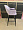Стул Белладжио пыльно-розовый бархат ножки черные для кафе, ресторана, дома, кухни 1513122