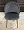 Париж темно-серый бархат с прострочкой ромб (снаружи и внутри) ножки под золото для кафе, ресторана, 2080184